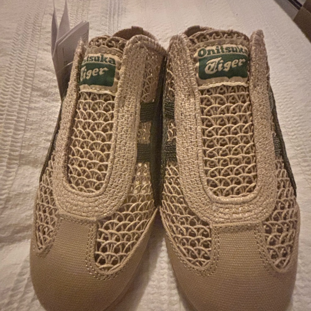 Onitsuka Tiger by Asics Tan and Cream Shoes